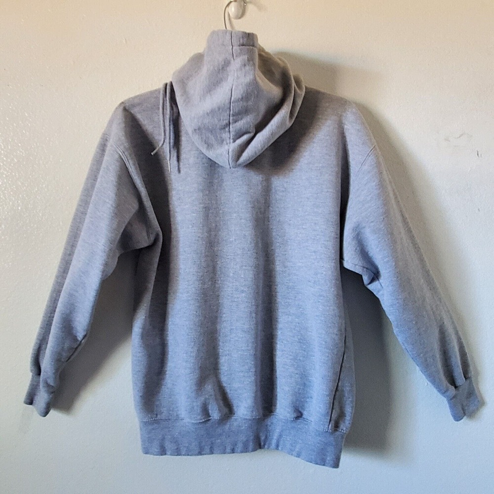 Senior 2010 Jostens Pullover Hoodie Womens M Gray Heathered Embroidered Pocket - Picture 7 of 9